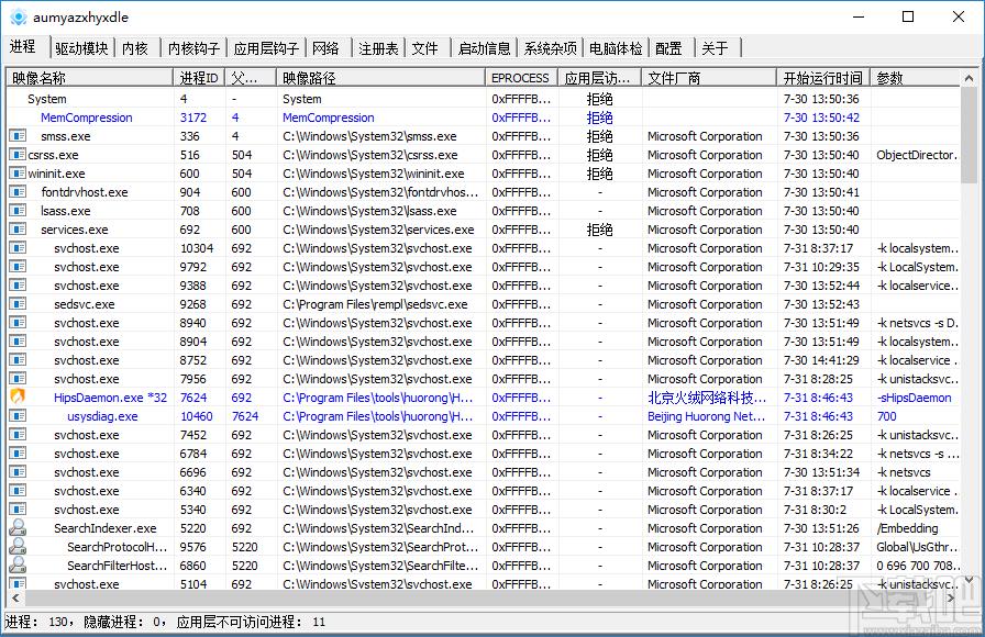 pchunter下载,系统安全信息查看软件,安全软件