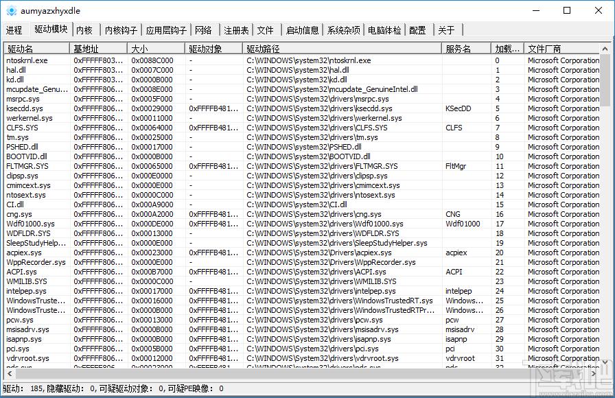 pchunter下载,系统安全信息查看软件,安全软件